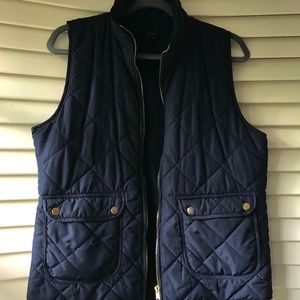 Navy Puffy Vest